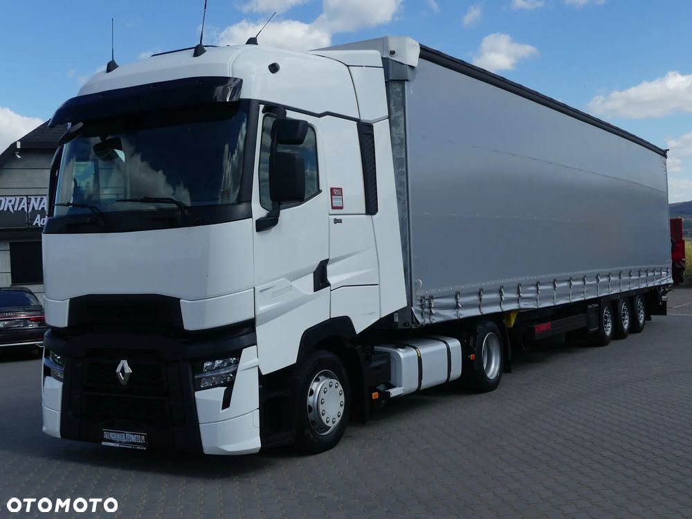 Renault T480 EVO + SCHMITZ FIRANKA / ZESTAW MEGA / AUTOMAT / - 1