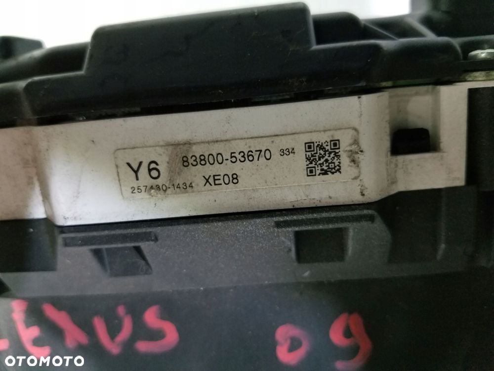 licznik zegary lexus is220 83800-53670 - 3