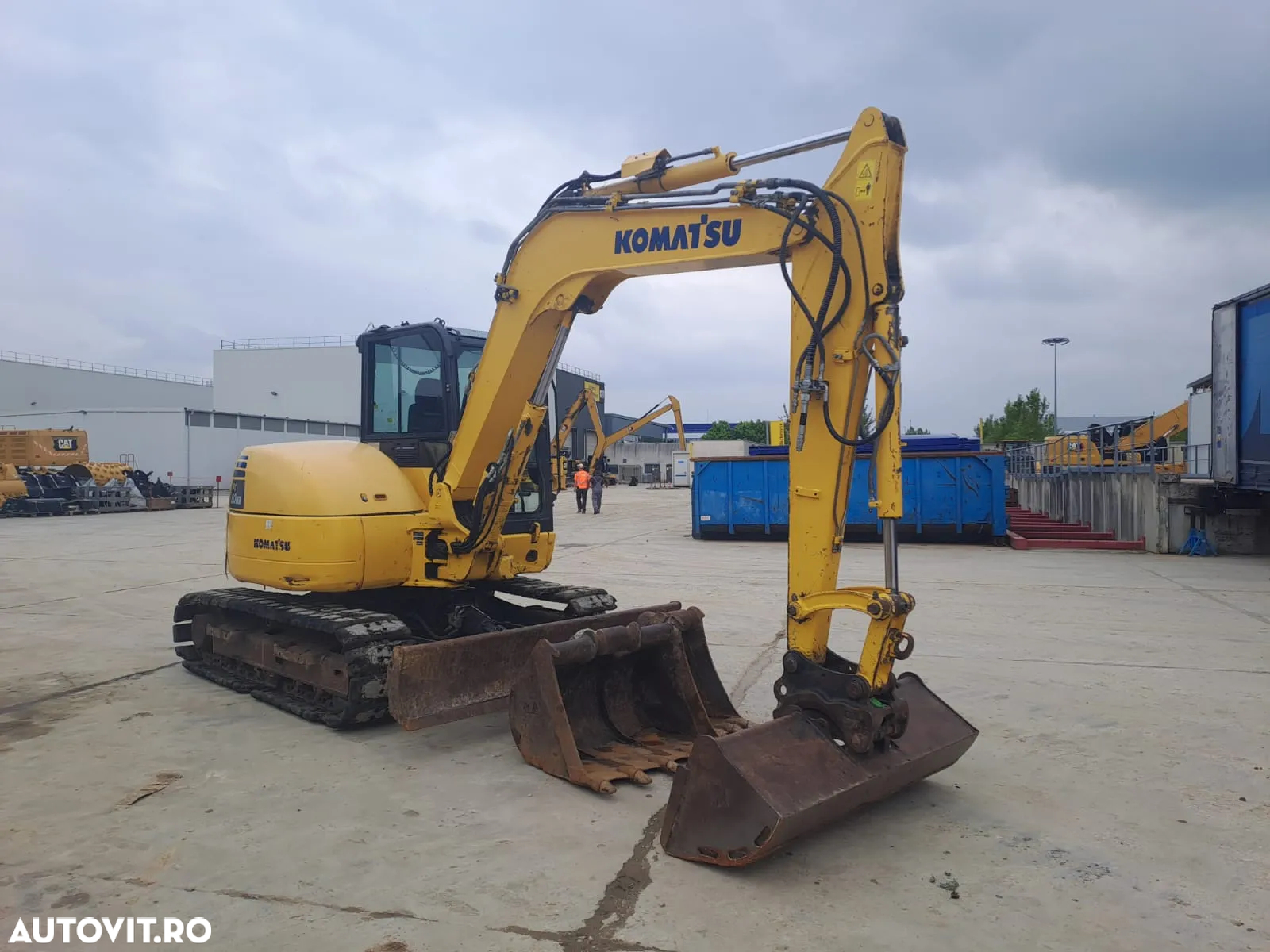 Komatsu PC80 MR5-eo midiexcavator excavator pe senile miniexcavator compact - 2