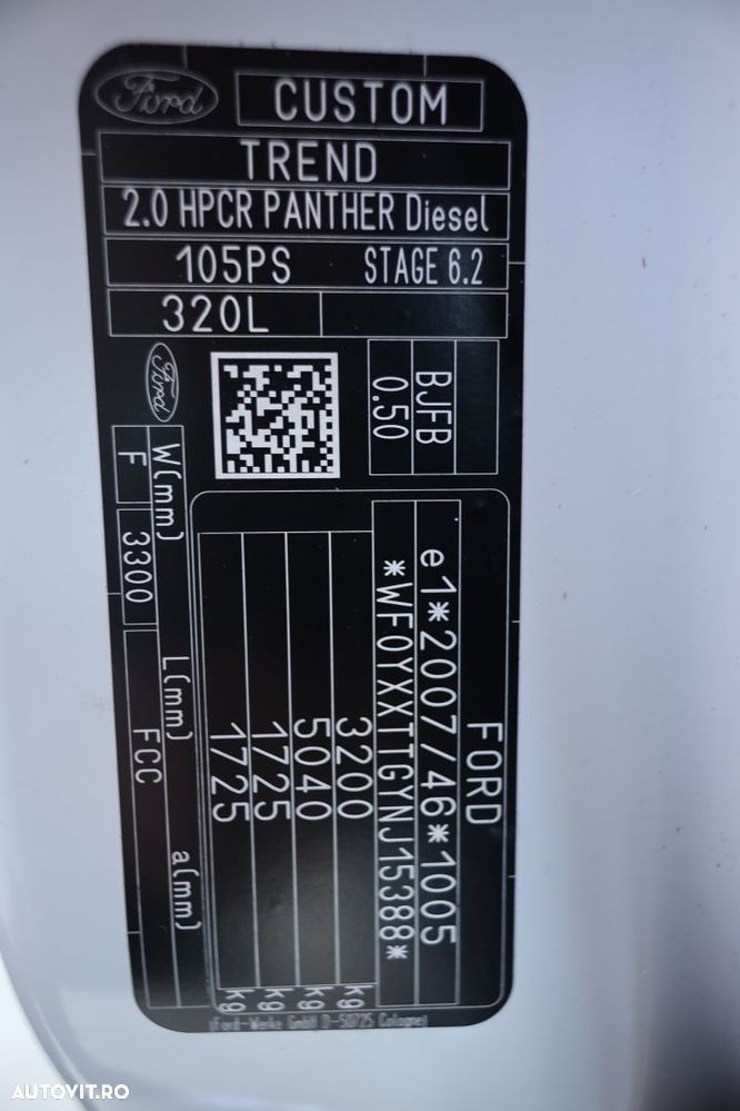 Ford Transit Custom L2H1 2.0 105CP - 21