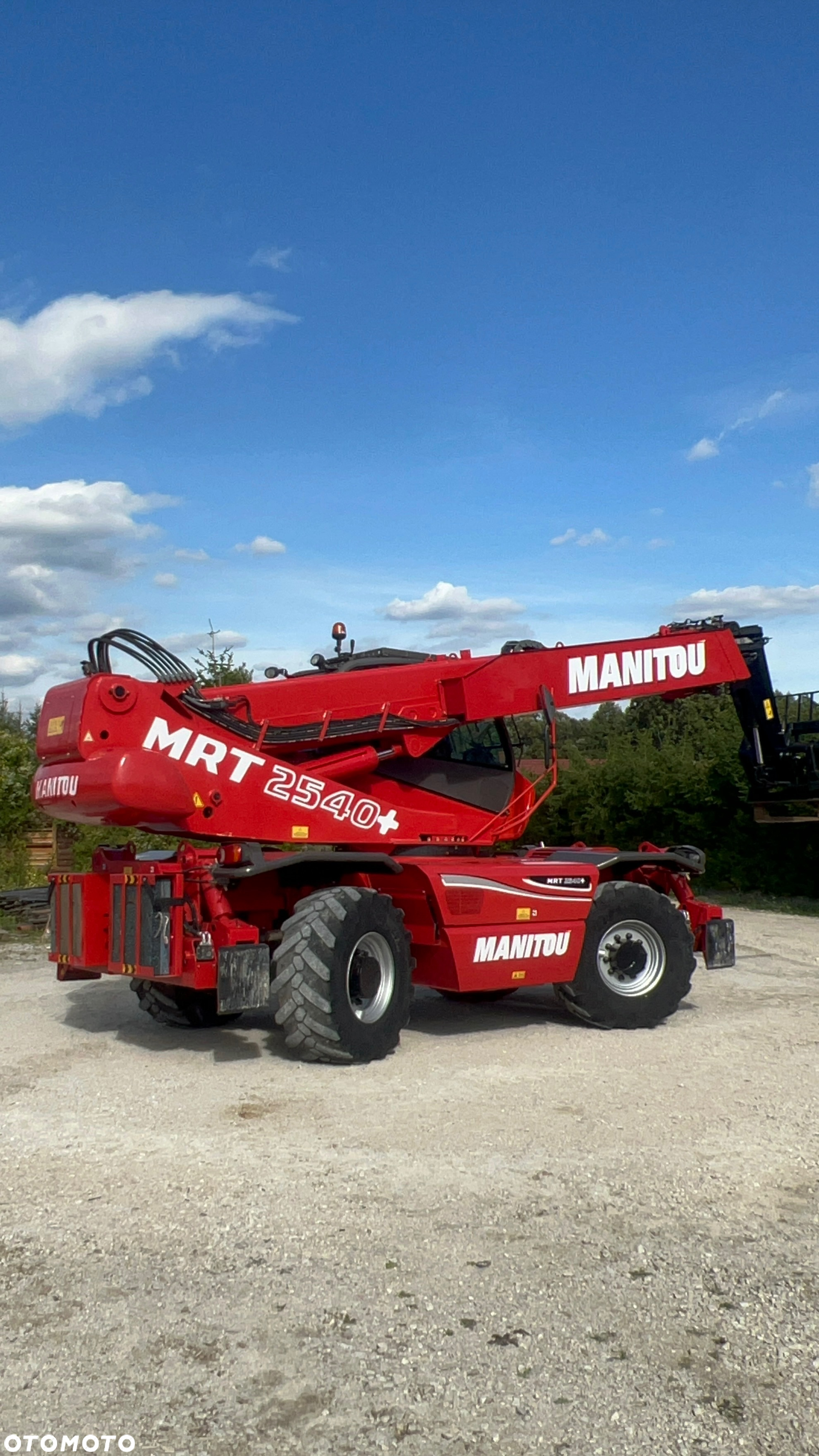 Manitou MANITOU ŁADOWARKA ROTO  widły  Manitou MRT 2540 Privilege Plus PILOT obrotowa 360 dodatkowa hydraulika  2150 2540 1840 2550 wys 24,6m zasięg 17.5 tony silnik MERCEDES opony Michelin 110kw ks.serw 2015r 1 wł manitka roto ładowarka obrotowa - 3