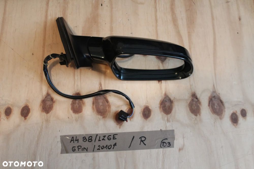 LUSTERKO PRAWE AUDI A4 B8 6 PIN LZ6E EU 2013