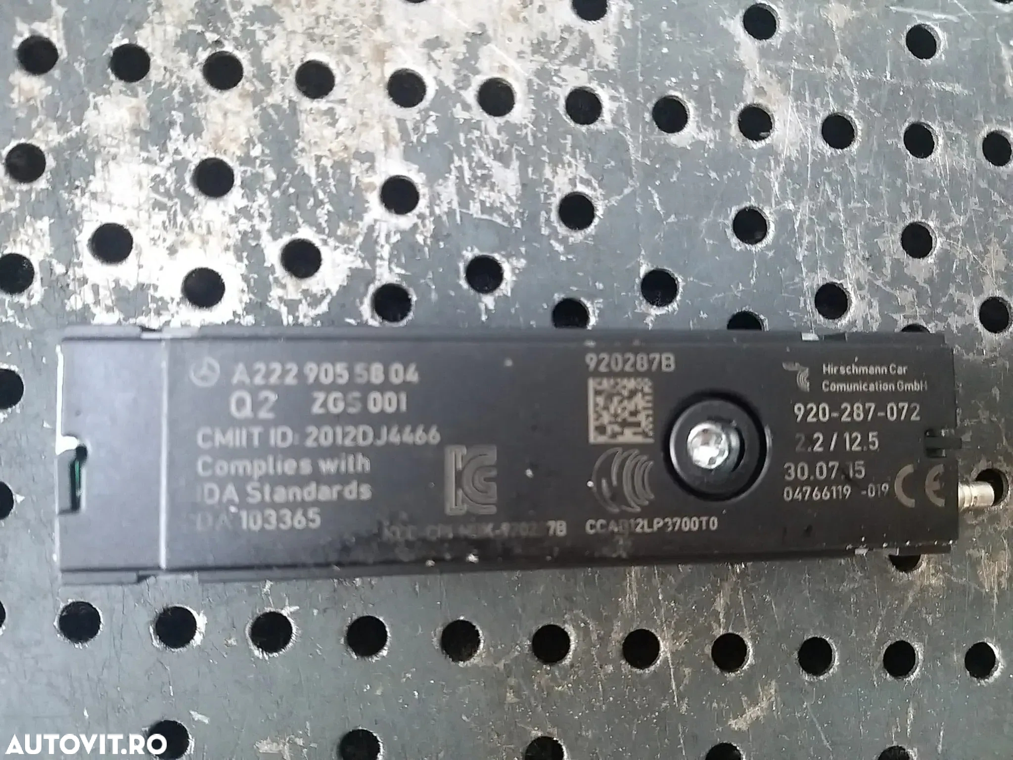 Amplificator antena mercedes cla x117 a2229055804 920287072 - 3