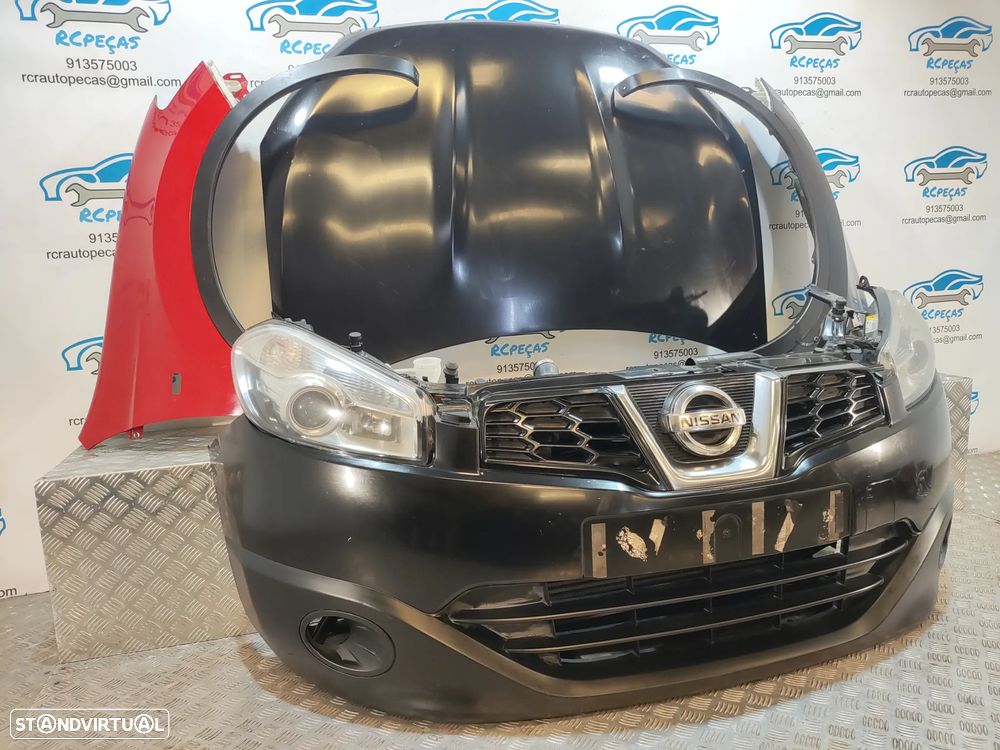 FRENTE COMPLETA NISSAN QASHQAI I 1 MK1 J10 FACELIFT FASE 2 CAPOT PARACHOQUES GUARDA-LAMAS OTICAS RADIADOR VENTILADOR FRENTE FIBRA ABAS REFORÇO - 3