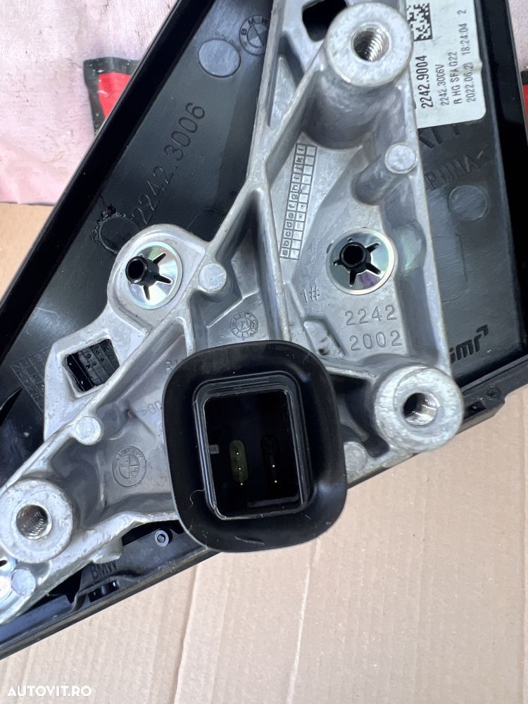 Bmw Seria 4 G22 / Cabrio G23 Oglinda Dreapta Completa 5 Pini - 4