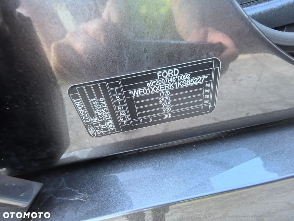 Ford EcoSport 1.0 EcoBoost ST-Line ASS - 37