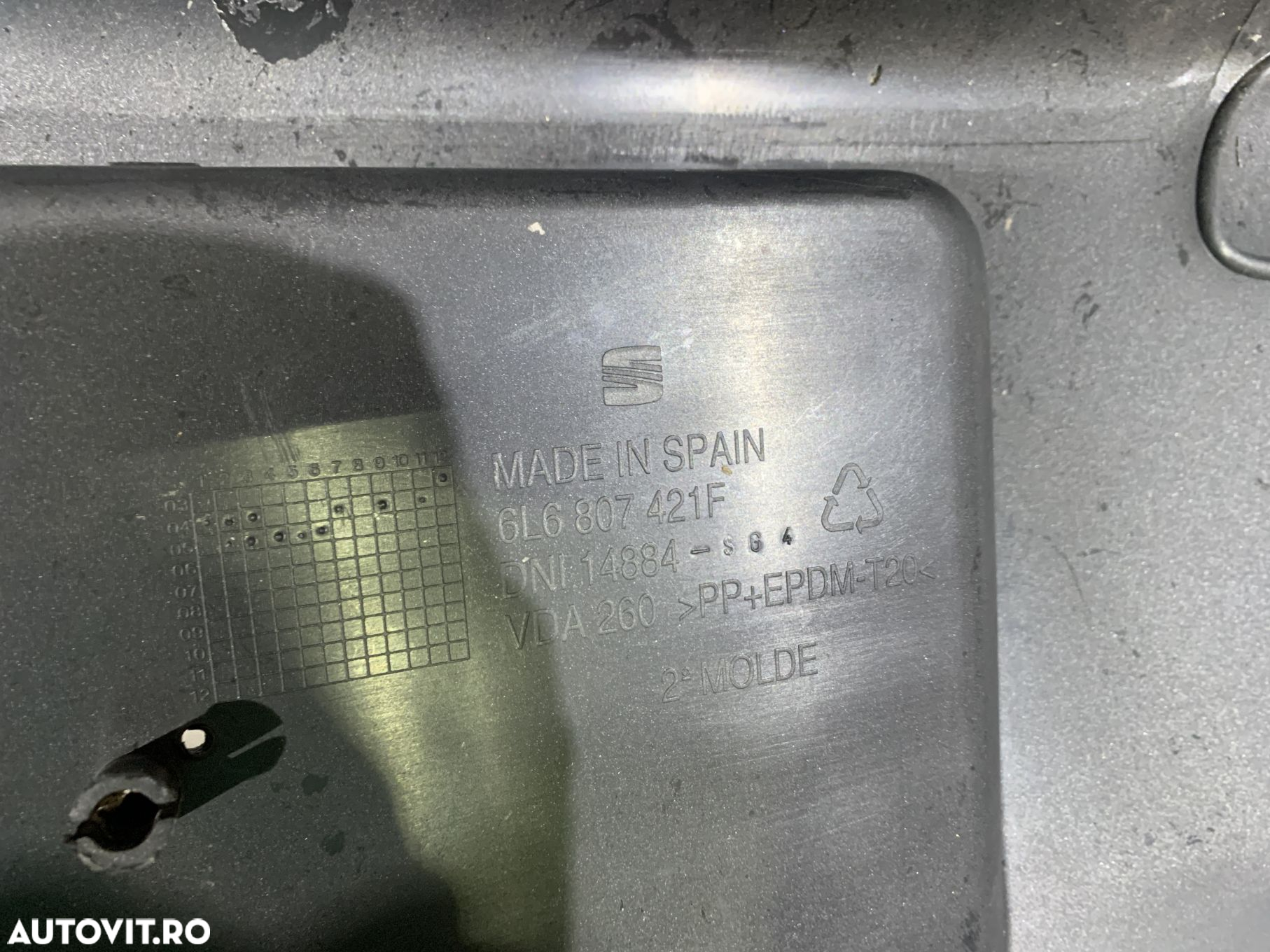 Bara spate Seat Ibiza facelift, 2006, 2007, 2008 , cod origine OE 6L6807421F. - 6