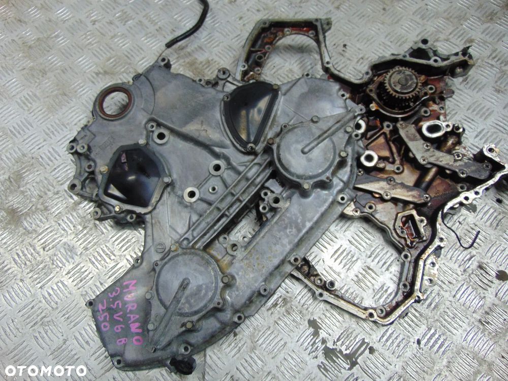 Obudowa rozrządu nissan murano z50 3,5 v6 kpl - 9