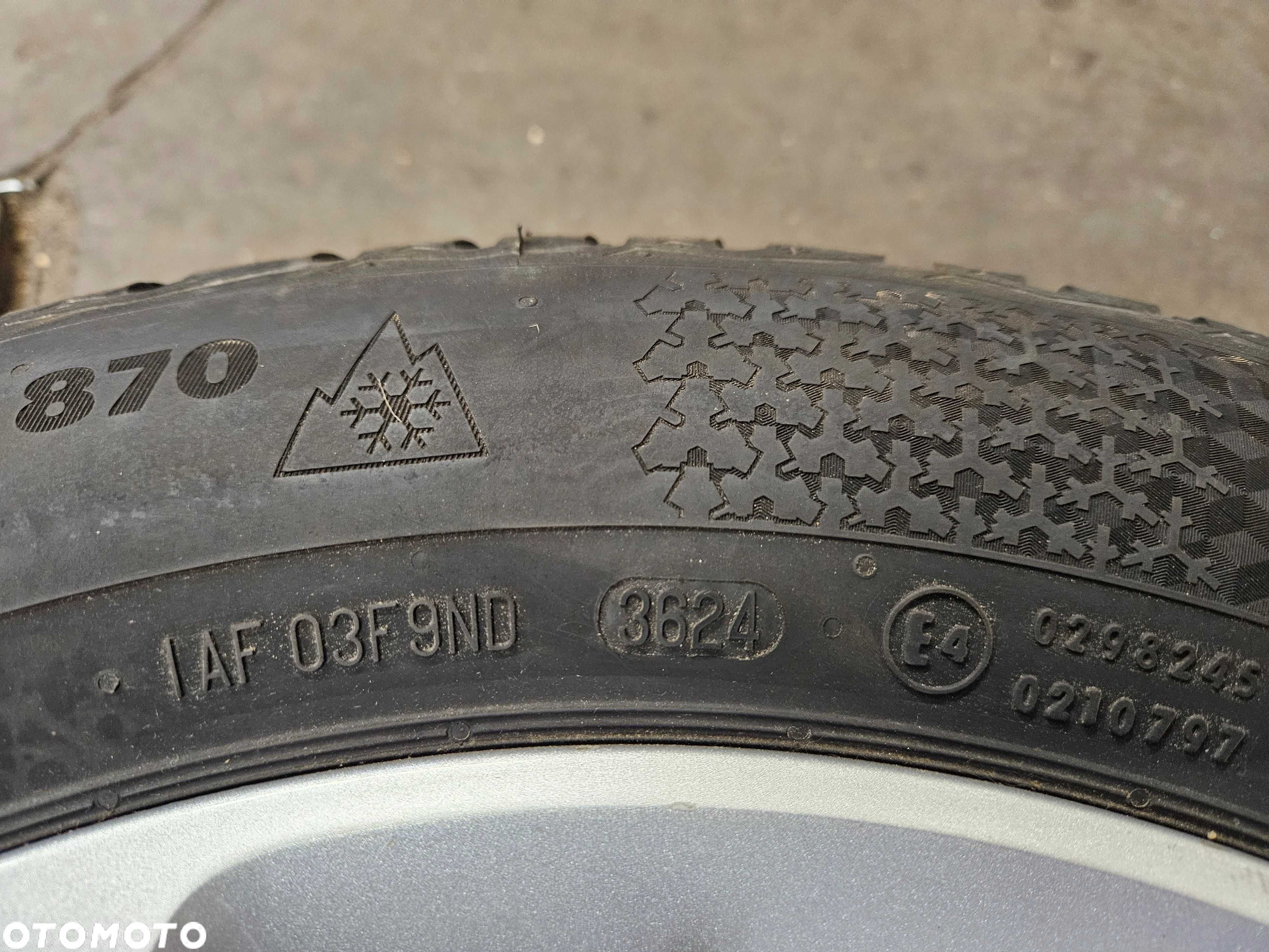 4 Szt 205/60 R16 92T Continental Winter Contact TS870 - 8,30mm - 2024r - 4