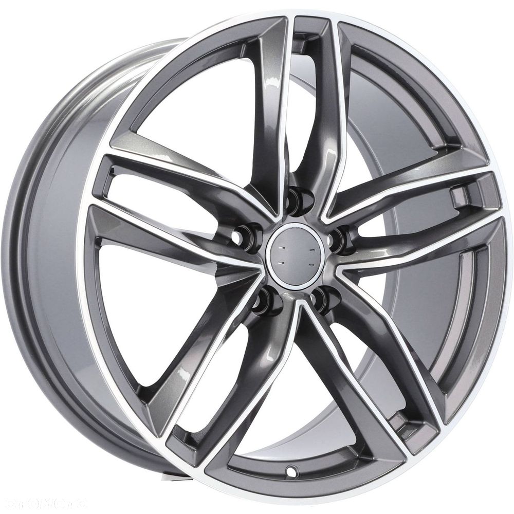 4x Felgi 18 m.in. do AUDI A3 8V 8Y Allstreet A4 B7 B8 B9 A5 B10 A6 C6 C7 C8 C9 Q3 Q5 - BK690 (BY1126 - 2