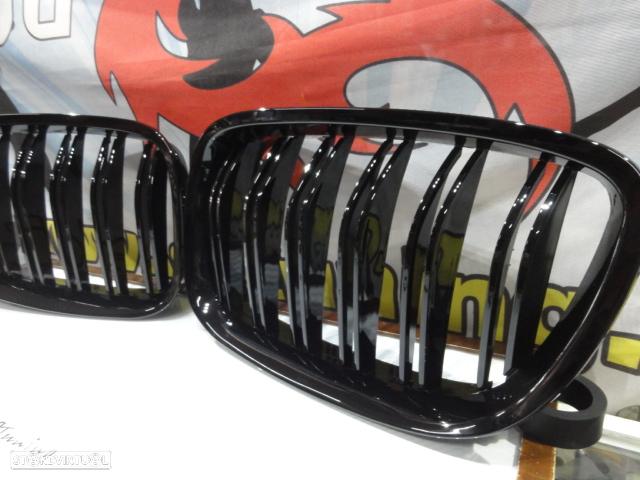Grelha frontal BMW Serie 5 F07 2008-2017 M4 look / dupla lamina - 7