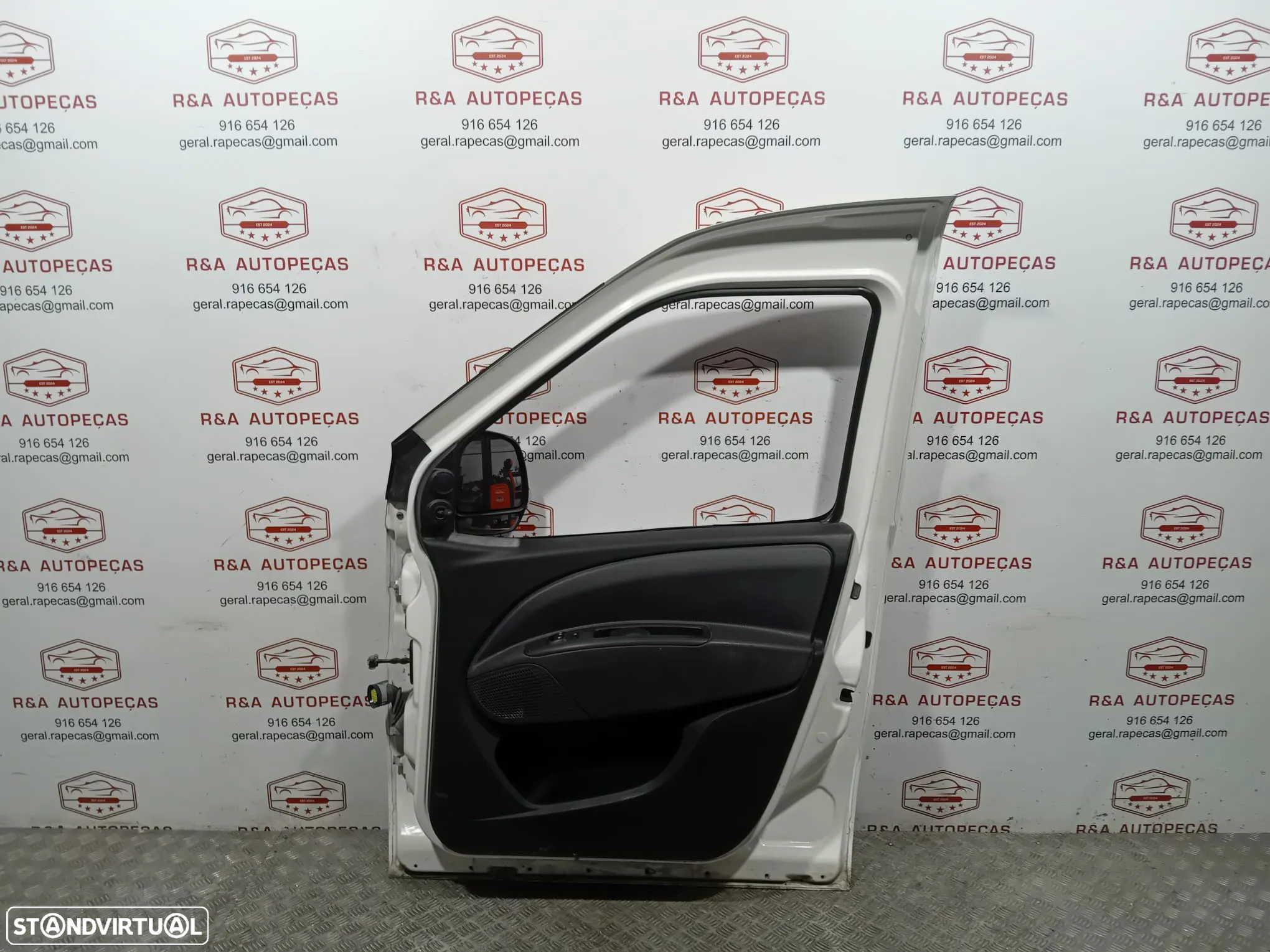 Porta Frente Direita Fiat Doblo 2 II ou Opel Combo B Original - 5