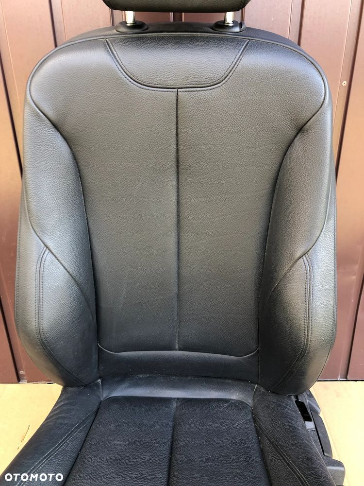 BMW F30 F31 F20 M-PAKIET GRZANE FOTEL LEWY PRAWY CZARNA SKÓRA - 12