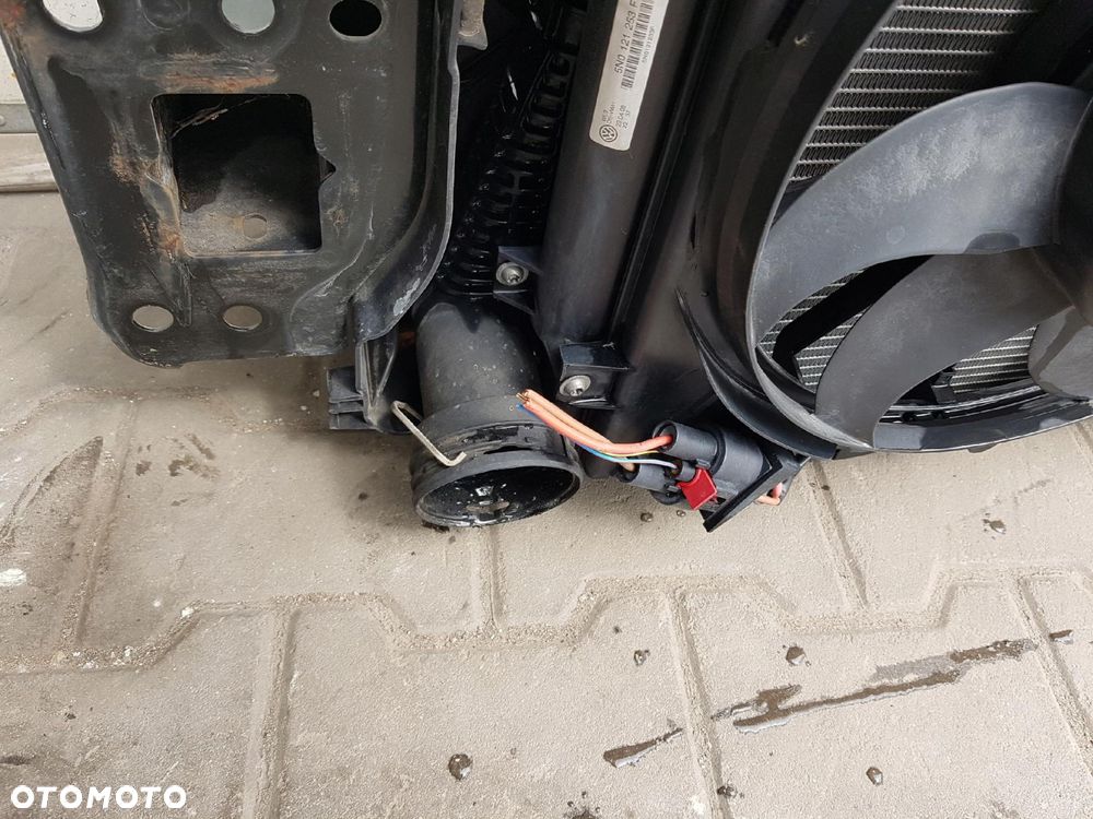 VW TIGUAN I 5N 06-10r 2.0 TDI PAS PRZEDNI CHŁODNICE WENTYLATORY - 8