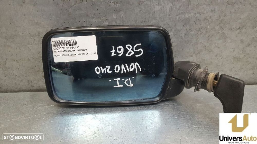 ESPELHO RETROVISOR ESQUERDO VOLVO 240 1983 -MANUAL - 3