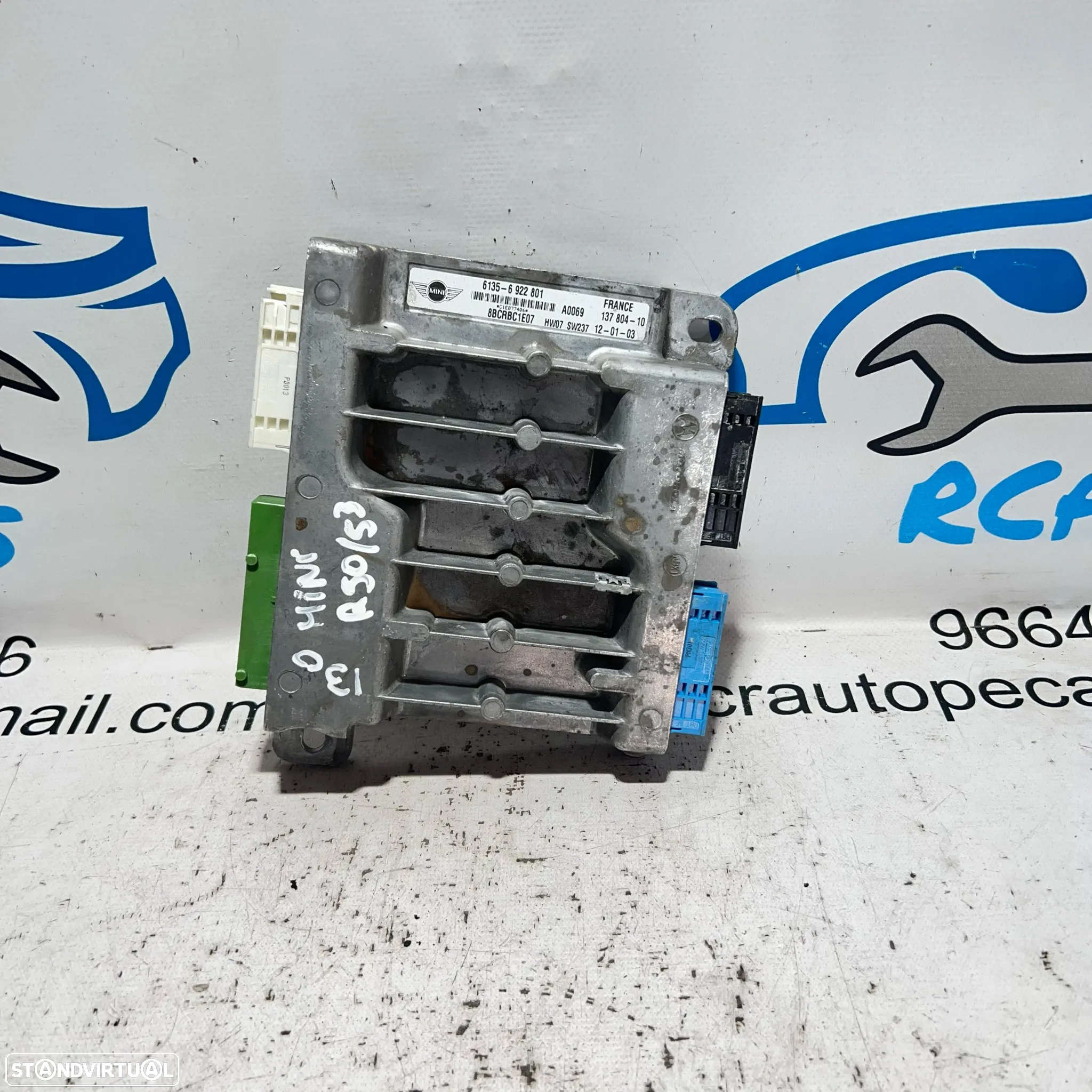 .Centralina Original BCM Modulo Controlo Motorola BMW Mini 6 922 801 / 8BCRBC1E08 - 2
