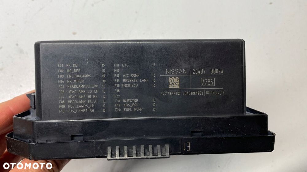 NISSAN QASHQAI J10 MODÓŁ STEROWNIK BSI BSM 522792F03 - 4