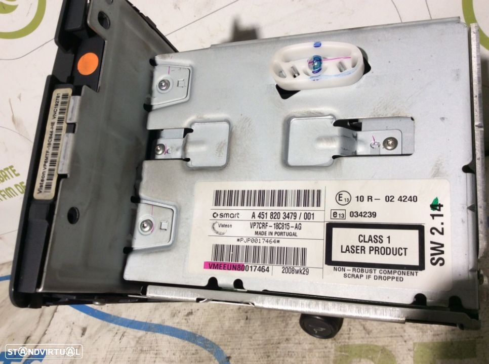Auto rádio Smart Fortwo A45182034739 - 2