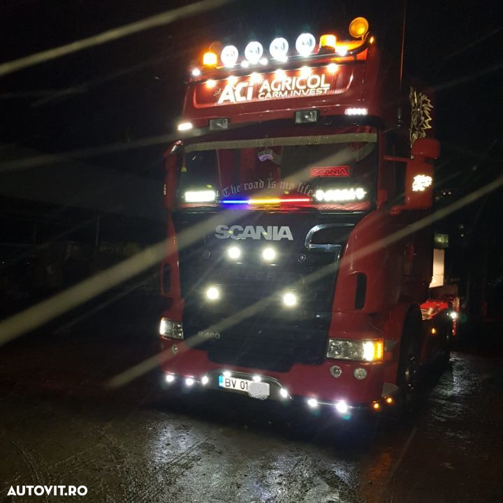 Bara leduri sub masca fata din 3 elemente pentru Scania R, 12 x LED-uri incluse, TopLine, Highline, StreamLine - 9