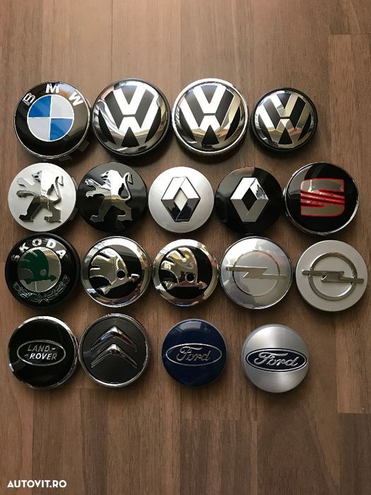 Capace jante roti Opel Ford BMW Renault Skoda VW Peugeot Seat Citroen - 1