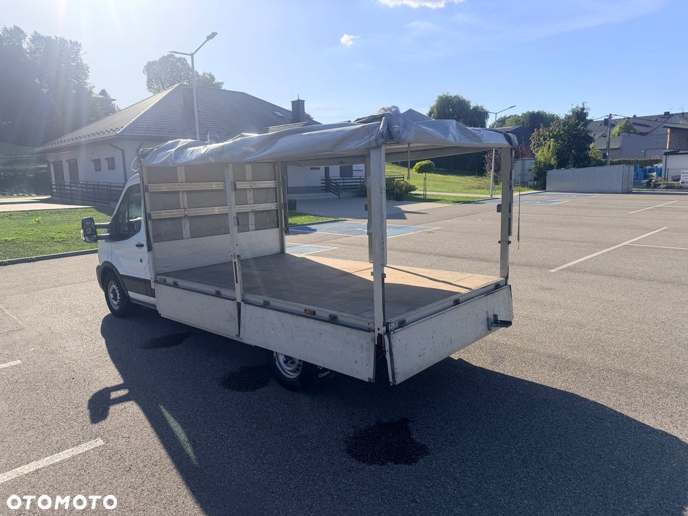 Ford FORD TRANSIT 350 PLANDEKA L3 2.0 DIESEL 170 KM • 2021 • 89 827 KM • ŁADOWNOŚĆ 1375 KG • FV 23% • SALON POLSKA • SERWIS ASO • PEŁNA EKSPERTYZA • GWARANCJA - 15