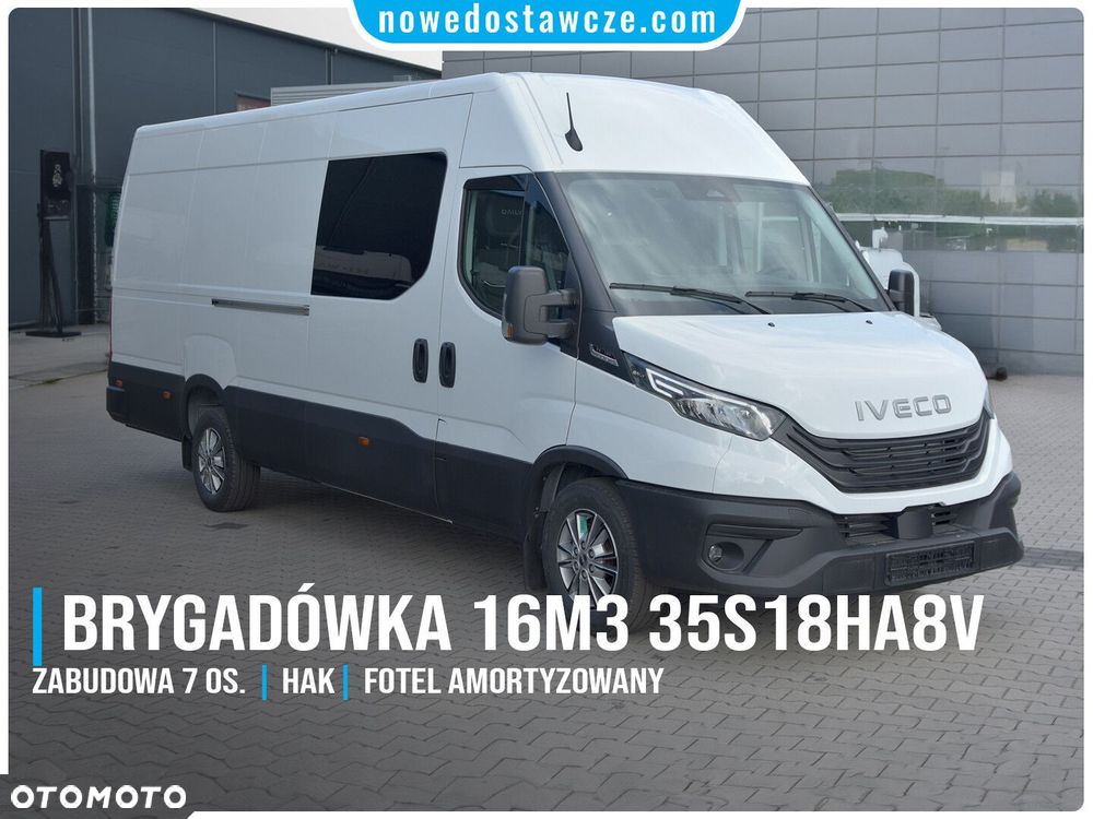 Iveco Daily Furgon Brygadówka | 35S18HA8V | Automat AT8 | Zabudowa 7 os - 2