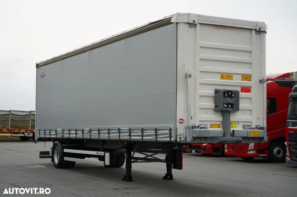 Fruehauf CITYLINER CORTINĂ / 1 AXĂ / DIRECȚIE / LUNGIME 11 M / CUREA CĂRUCIOR / PODEA REZISTENTĂ - 1