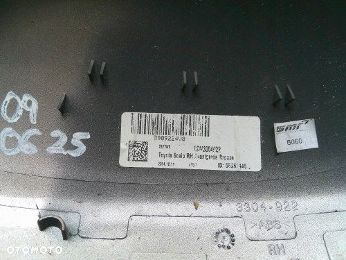 TOYOTA AVENSIS T27 09- PRAWA OBUDOWA LUSTERKA ORYGINAŁ - 6