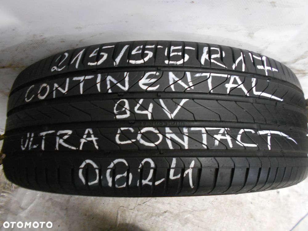 OPONA POJEDYNKA 215/55R17 CONTINENTAL ULTRA CONTACT  DOT 0624 6.8MM - 1