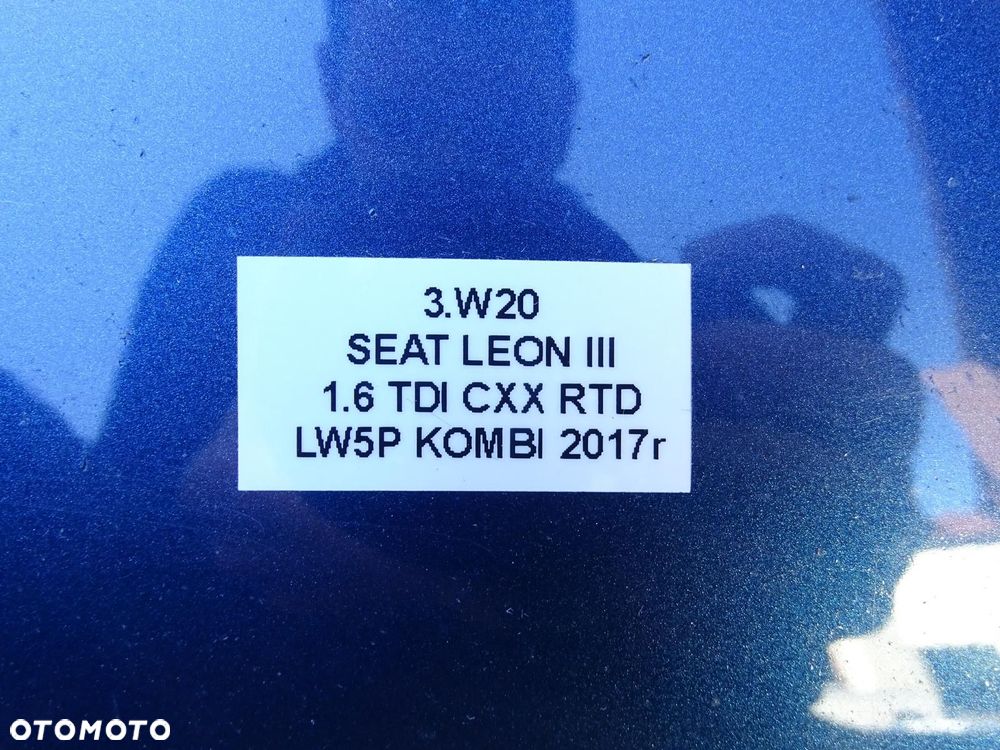 ZDERZAK PRZÓD PRZEDNI + ATRAPA + HALOGENY LW5P SEAT LEON III 5F 12-17r - 15