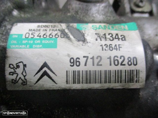Compressor AC 9671216280   1364F PEUGEOT 207 2011 1.4HDI   5 PRETO PEUGEOT 207 SW 2010 1.6HDI 90CV 5P CINZA CITROEN DS3 1 A55 FASE 1 2010 1.6HDI 112CV 3P BRANCO DIESEL SANDEN PEUGEOT PARTNER 2 TEPEE B9 FASE 1 2010 1.6HDI 110CV 4P BRANCA DIESEL SANDEN CITROEN C3 2010 1.1I 60CV 5P CINZA ESCURO GASOLINA SANDEN PEUGEOT 207 2009 1.4I 95CV 5P CINZA RATO GASOLINA SANDEN - 5