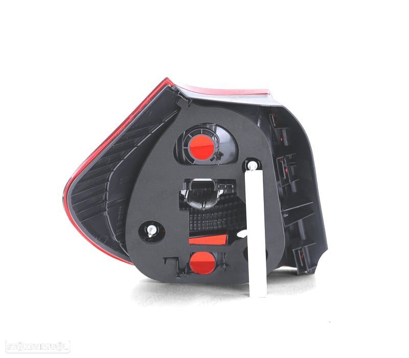 FAROLIM DIR BMW E81 E87 LCI 07-11 VERMELHO FUMADO - 2