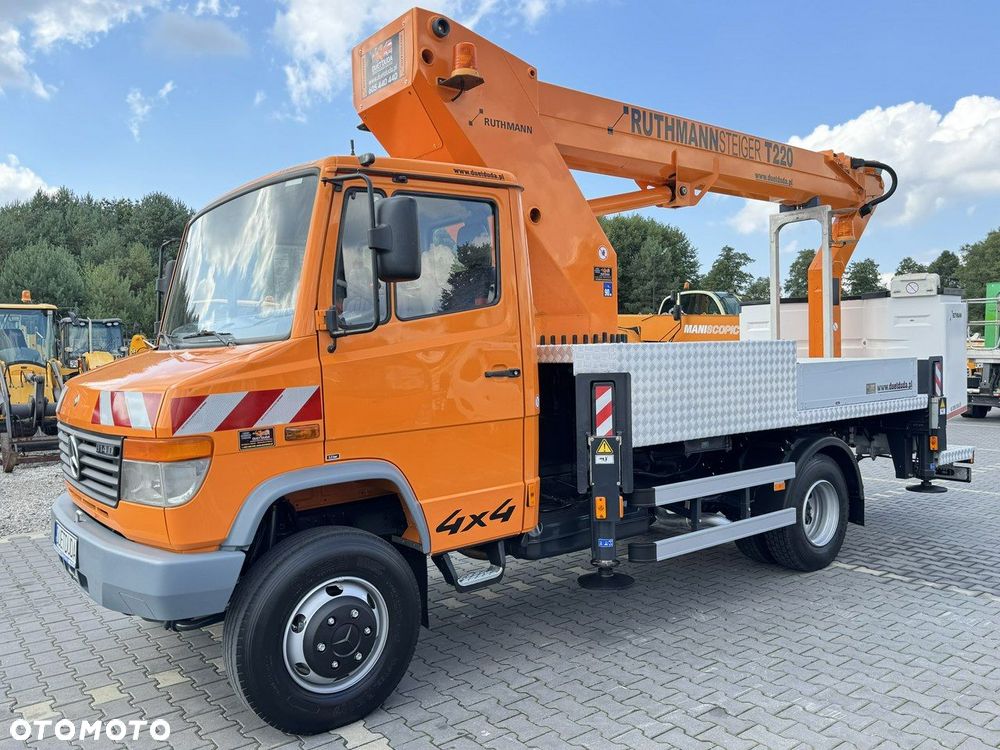 Mercedes-Benz Vario 814 D 4x4 Zwyżka RUTHMANN STEIGER T220 Podnośnik Koszowy - 20