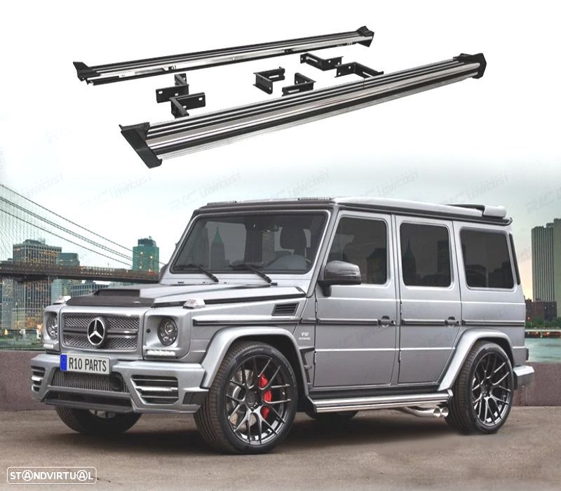 ESTRIBOS LATERAIS MERCEDES W463 G 89- - 1