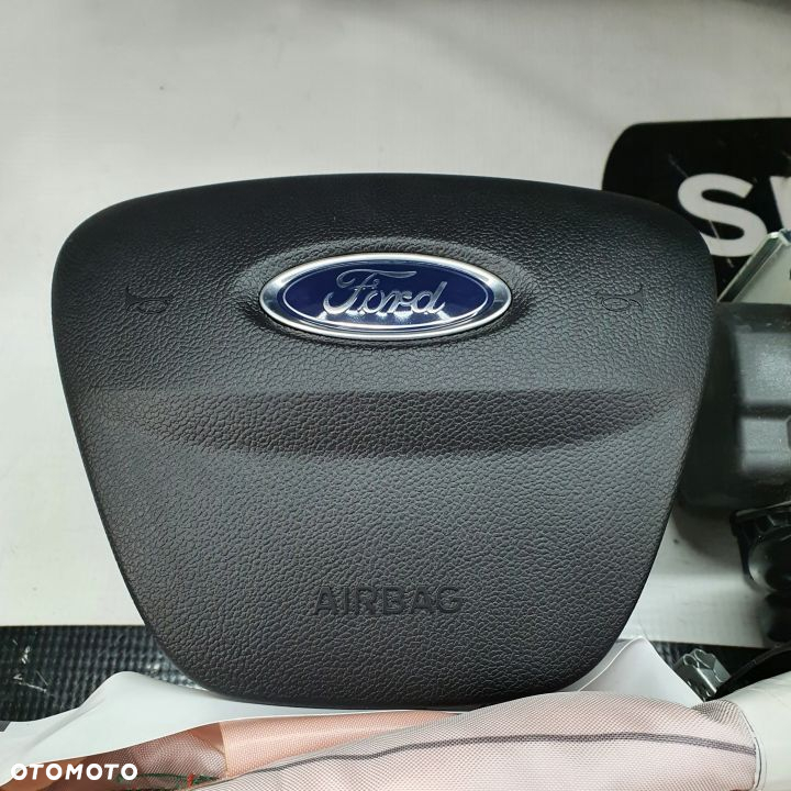 FORD FIESTA MK8 DESKA ROZDZIELCZA KONSOLA KOKPIT PULPIT PODUSZKI AIRBAG AIR BAG PASY KURTYNY KIT SET - 6