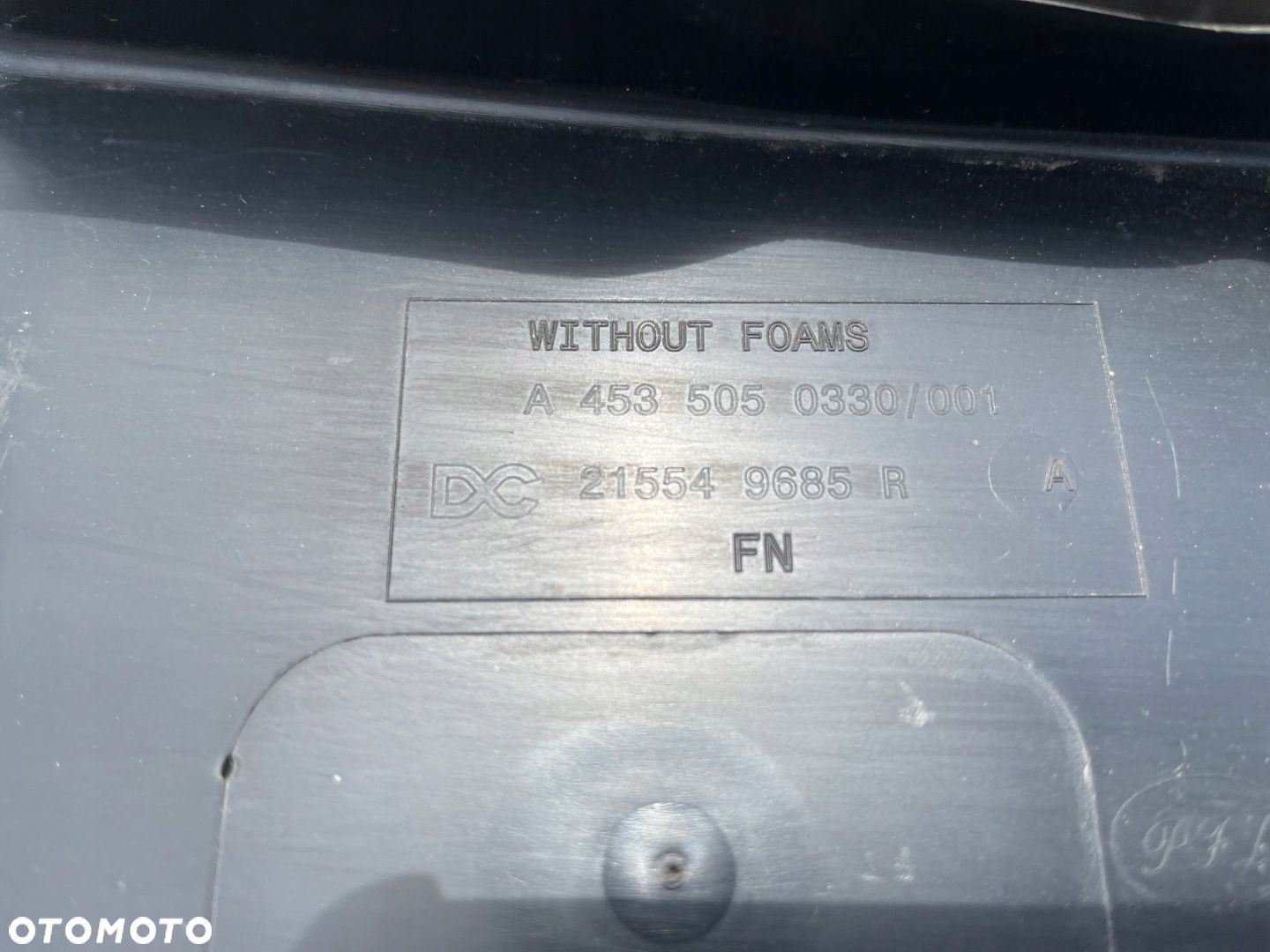 WLOT OSŁONA SMART 453 FORTWO PRZEDNI FOR TWO A453 - 2