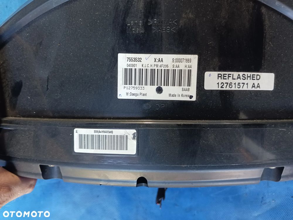 Zegary prędkościomierz licznik SAAB 9-3 93 II ver2 1.8 2.0 2.0t EUROPA 12761571AA  7553532 - 4