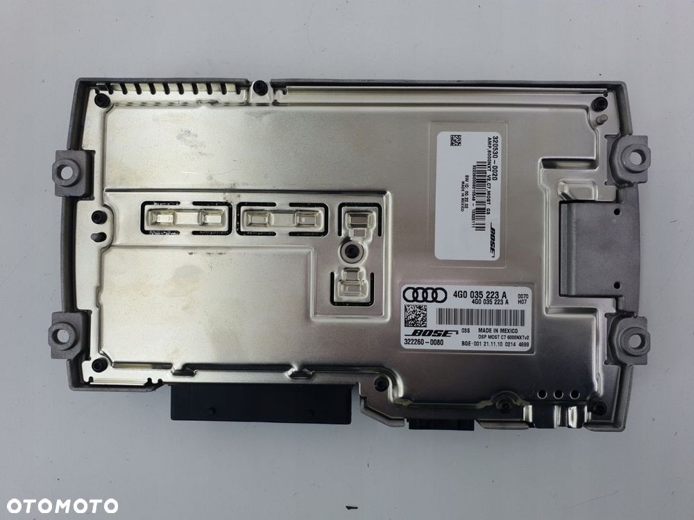 AUDI A8 D4 WZMACNIACZ AUDIO 4G0035223A - 3