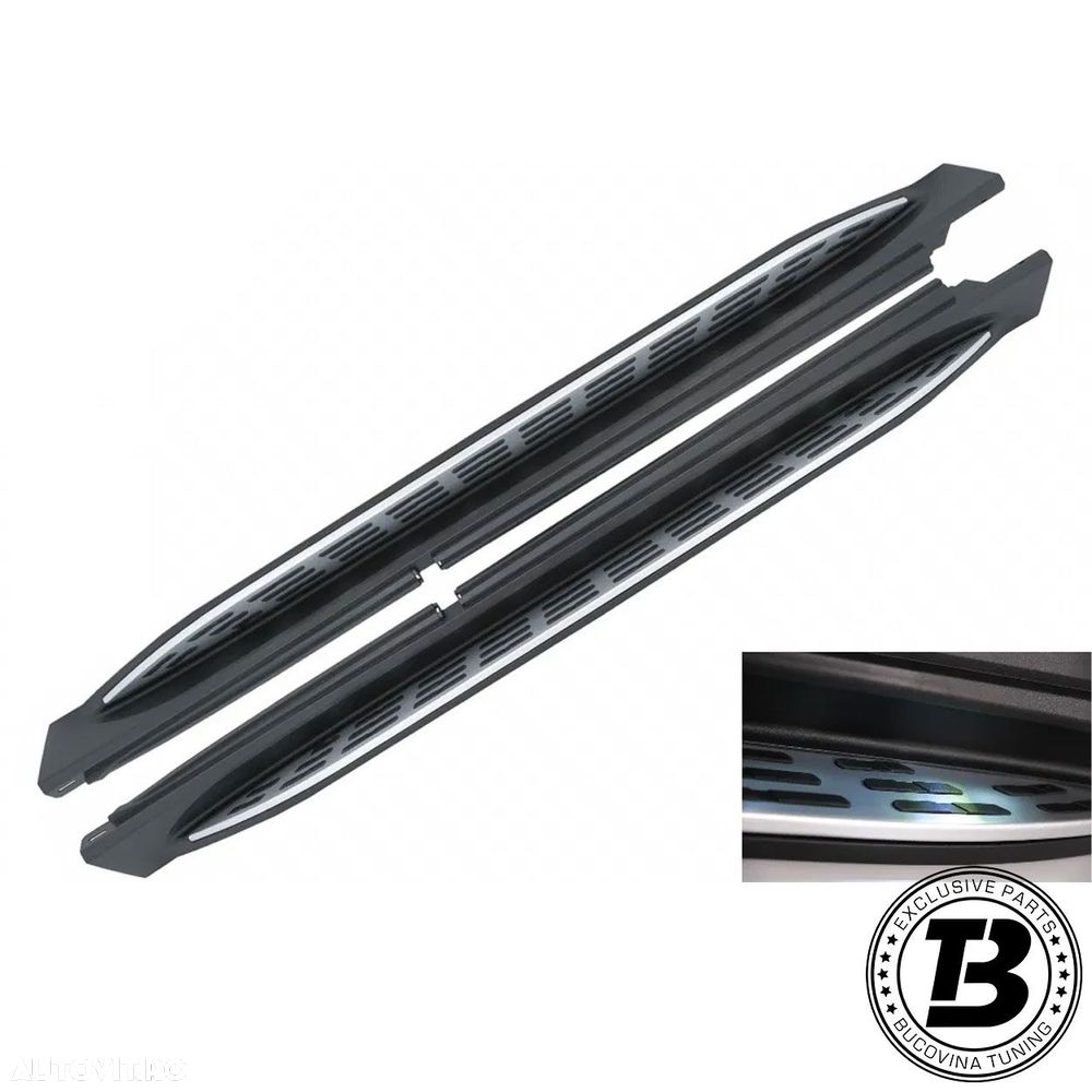 Praguri Aluminiu cu LED compatibile cu Mercedes GLE SUV W167 - 1