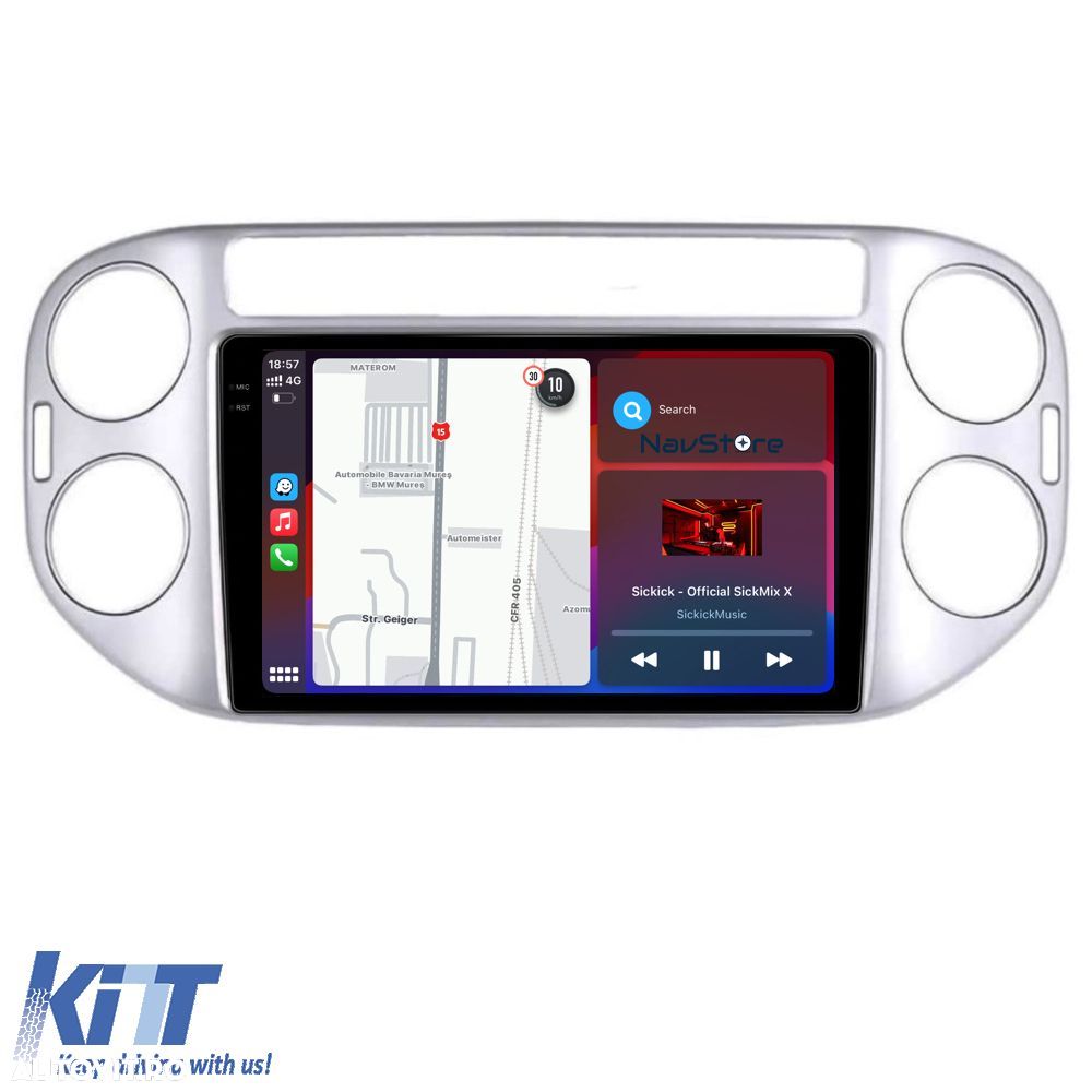 Navigatie Android Dedicata Volkswagen Tiguan (2006-2016), Display 2K, - 2