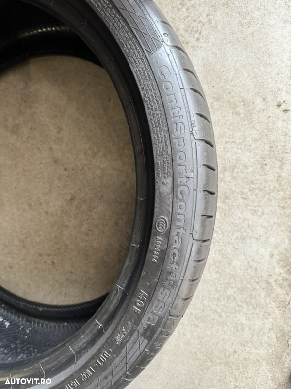 vând 2 anvelope 255/35/19 Continental de vară cu runflat ca noi - 8