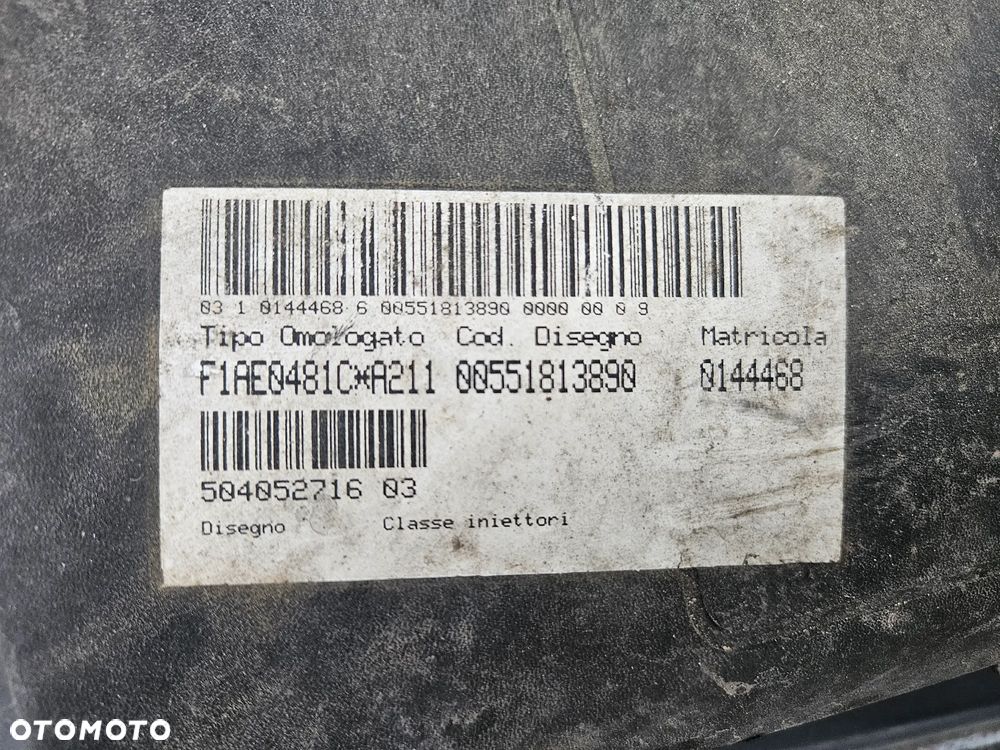 Silnik Fiat Ducato II FL 2.3 JTD F1AE0481C - 2