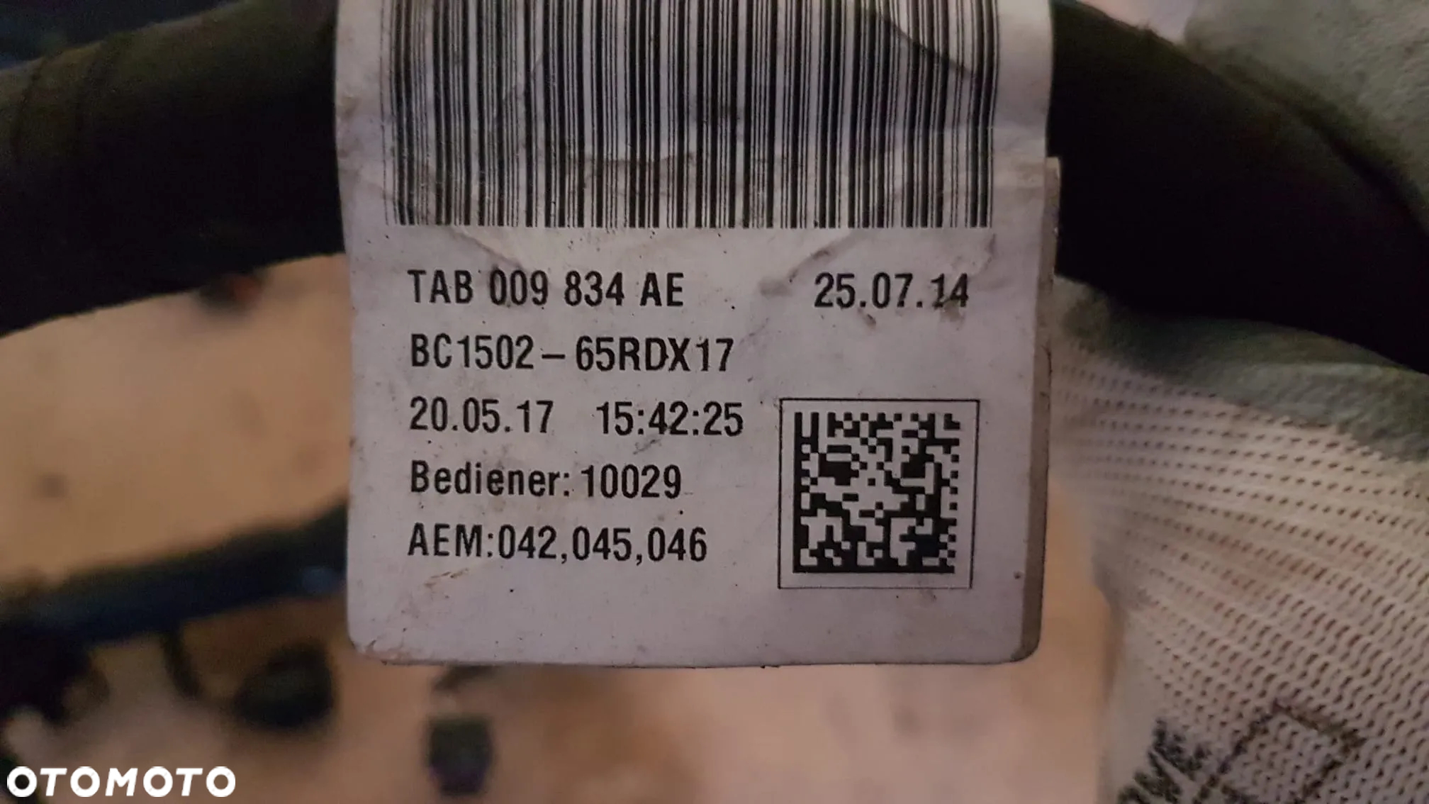 AUDI VW 2.0TSI INSTALACJA WIĄZKA SILNIKA 06K972627AS - 4