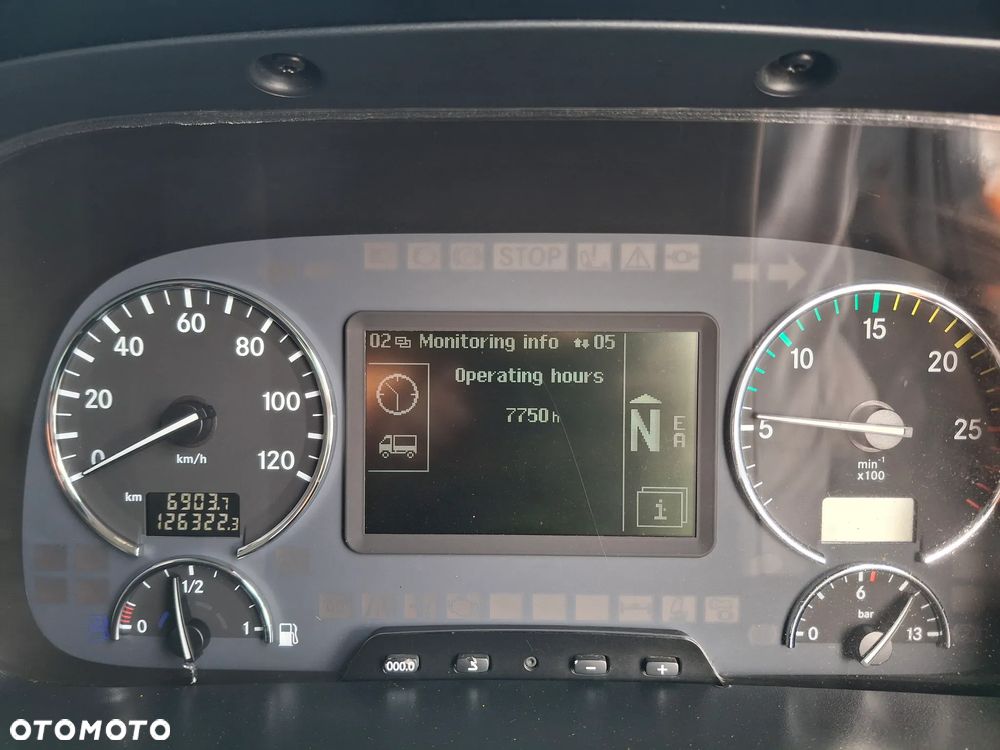 Mercedes-Benz Actros 1932 Zamiatarka FAUN Szczotki L/R Odchwaszczarka Szczotki Przednie 2014r PM10 Rura Do Liści Dodatkowy Zbiornik Wody Hydrostat Pneumatyka 3237 MTH - 22