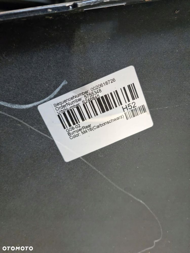bmw x3 ix3 g08 m pakiet lift lci 21- zderzak tył tylny - 8