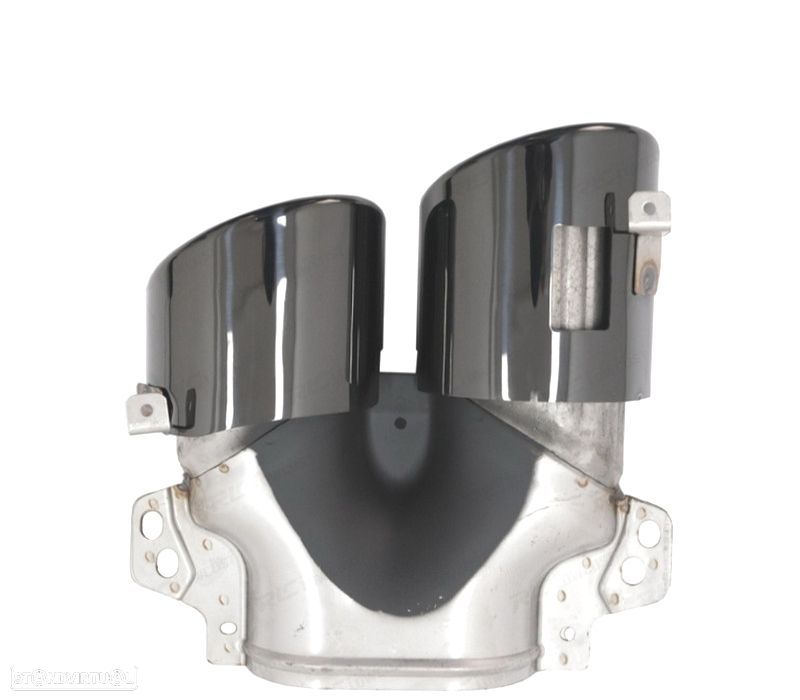 PONTEIRAS DE ESCAPE MERCEDES GLE W167 19- LOOK GLE53 PRETAS - 6