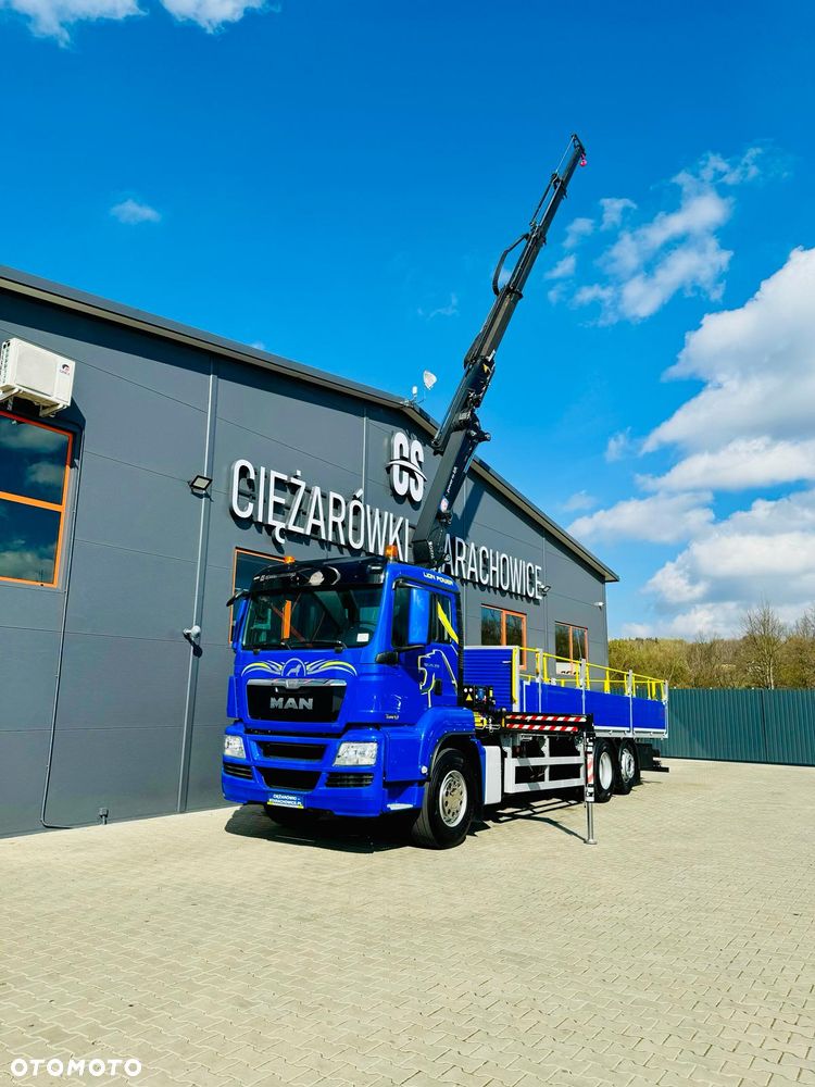 MAN TGM TGL TGS 26.360 skrzynia z żurawiem // HMF 1420 K2 12,6 m !! dzwig kran crane - 7