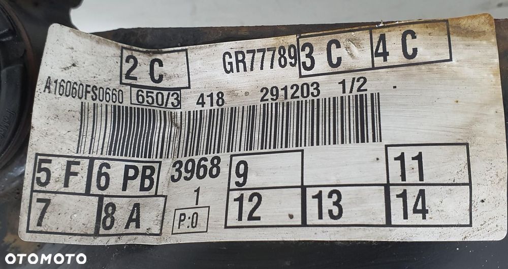 WÓZEK SANKI BELKA TRAWERS PRZÓD FORD FOCUS MK3 - 5