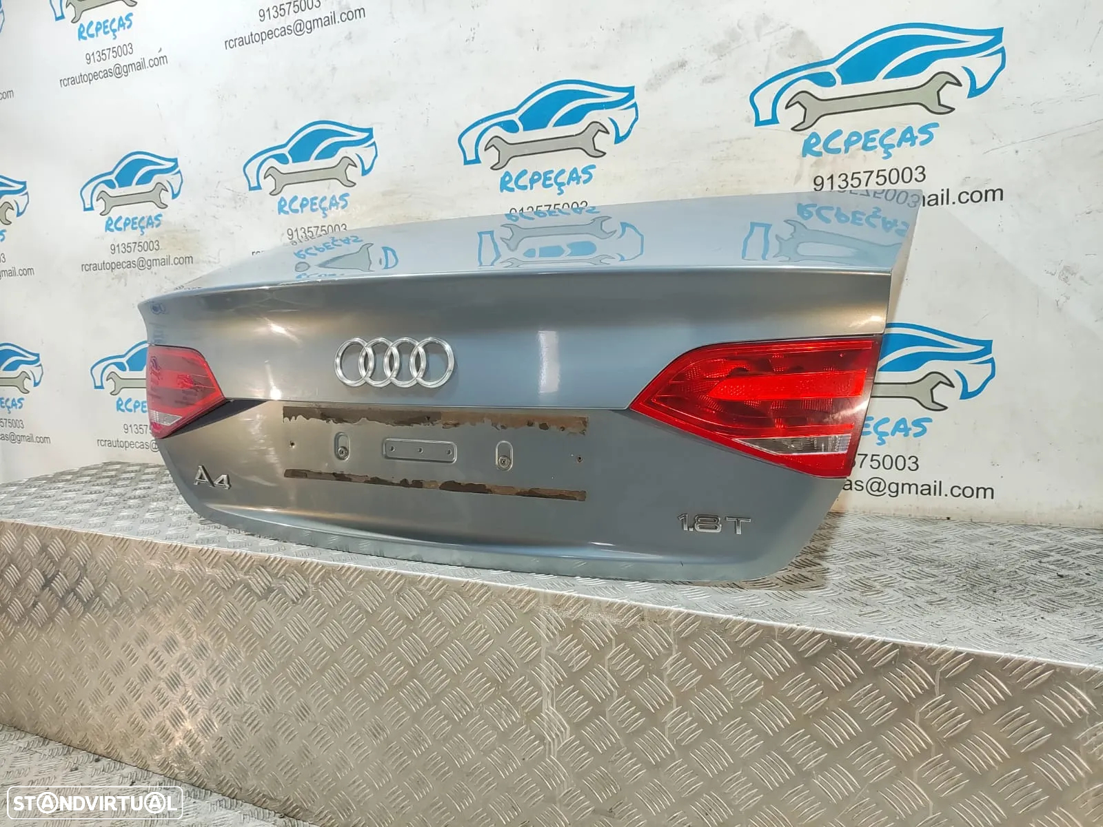 Tampa / Porta da Mala Audi A4 B8 Sedan - Pré Facelift - Farolins | Simbolo | Forra - 7