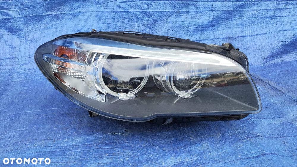 REFLEKTOR LAMPA XENON SKRĘTNY DYNAMIC LED LEWY PRAWY PRZÓD KOMPLETNY ŁADNY EUROPA BMW F10 F11 LCI LIFT - 7